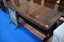 An early 20th Century oak drawer leaf dining table , approx. 170 x 100cm