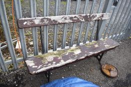 A railway style bench, approx 152cm