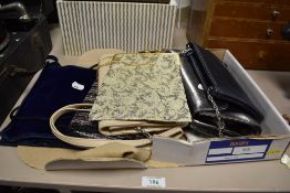 A collection of vintage ladies purses and clutch bags