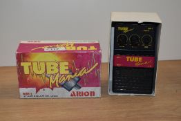 A vintage effects pedal, Tube Mania, by Arion, MDI-1, in original box, hardly used