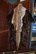 A selection of vintage furs, including tippets.