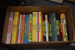 A collection of vintage boy's annuals, to include Eagle annuals from the 1980s, 21st Century Beano