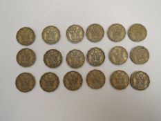 Eighteen GB Threepences, 1946 x 10 and 1949 x 8, all in good condition