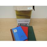8 x STAMP COLLECTIONS SOLD AS ONE LARGE LOT IN BOX 2 mid format stockbooks, with GB and Hong Kong