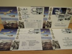 GB 2002 40th ANN OF VC10 COVER SIGNED IN INK BY VARIOUS PILOTS, ENGINEERS & DIGNATORIES Cover from