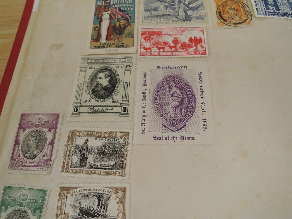 VINTAGE WORLD STAMP & FISCALS COLLECTION IN SCHWANEBERGER ALBUM Album with leaves to around 1900 - Image 2 of 9