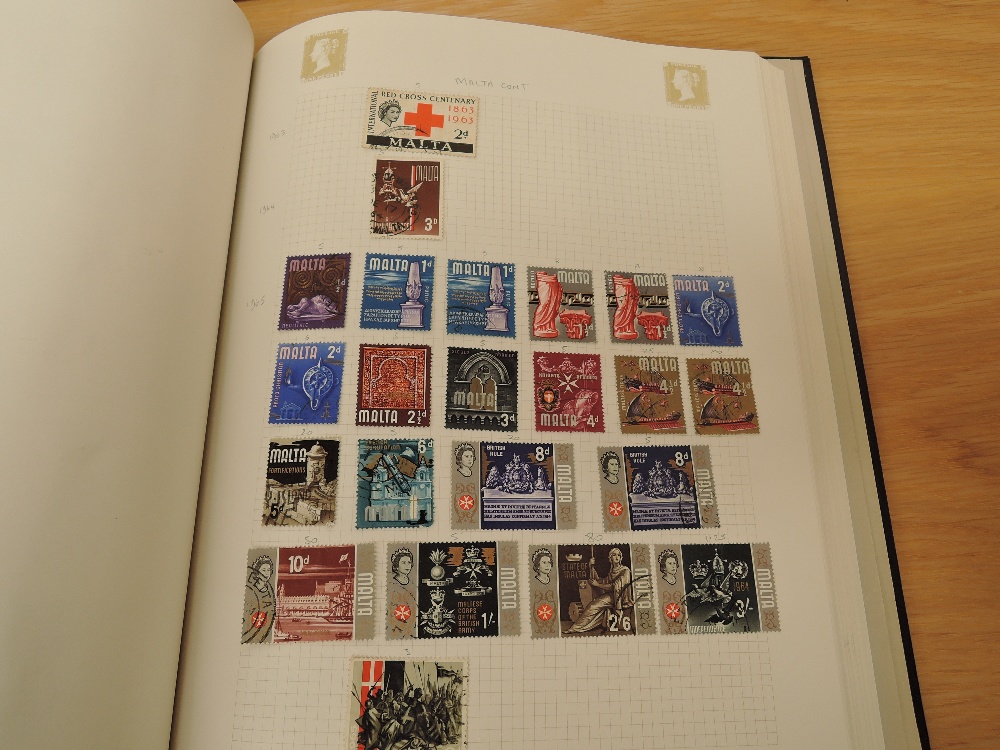 WORLD STAMP COLLECTION IN 2 VOLUMES + FULL SHEET OF BRITISH GUIANA + GB Pair of Senator albums - Image 6 of 6