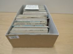 BOX WITH APX 750 POSTCARDS, MIXED EVII-QEII ERA Box with in the region of 750 postcards, mixed,