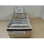 BOX WITH APPROX 400 OLD POSTCARDS, FOREIGN INC CHINA, JAPAN, MIDDLE EAST ETC Box with in the