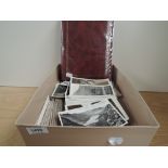 BOX OF WITH MUCH CUMBRIAN SCENE POSTCARDS, ABRAHAMS & MORE 800+ ITEMS Plastic tub with loose and