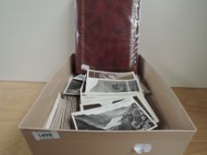 BOX OF WITH MUCH CUMBRIAN SCENE POSTCARDS, ABRAHAMS & MORE 800+ ITEMS Plastic tub with loose and