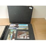 TWO LARGE ALBUMS OF POSTCARDS, SCOTLAND & HIGLANDS, 3-400 CARDS IN COLOUR Couple of albums, with