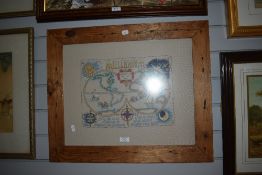 Contemporary, a needlework sampler, 'Millennium, It is far more difficult to imagine the unknown