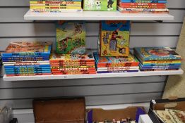 A collection of The Beano books and annuals.