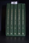 A set of five volumes, John Gould, Birds of Great Britain, printed in Germany