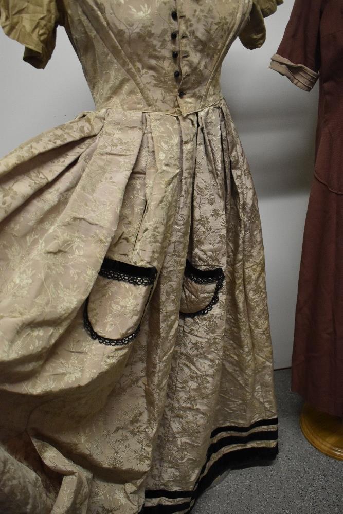 A suitcase containing an assortment of Victorian to early 20th century costume, some AF. - Image 4 of 12