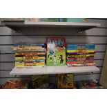 A collection of The Beano and Dandy books.