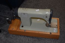 A vintage Alfa sewing machine.
