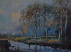*Local Interest - After William Heaton Cooper RA (1903-1995), coloured print, 'Autumn Afternoon On