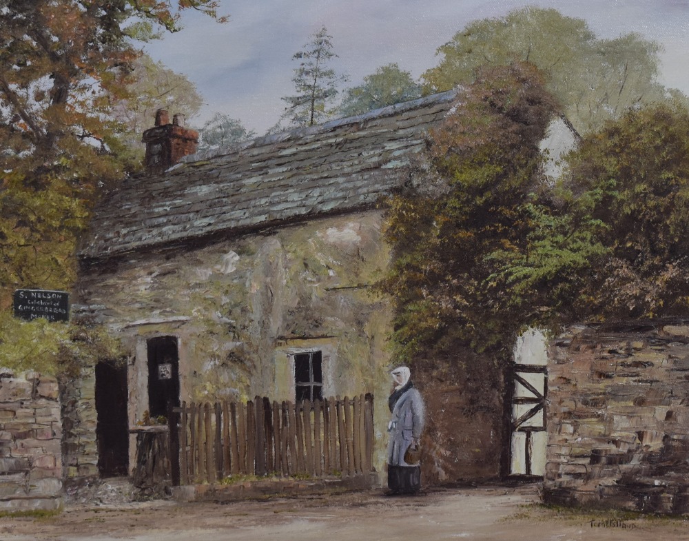 *Local Interest - Tom Holland (20th Century, British), oil on canvas, 'Gingerbread Cottage,
