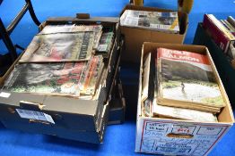 A large collection of Trout and Salmon magazines dating back to the 1970s and some fly tying