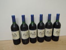 Six bottles of Domaine De La Croix Buzet 1994, 12% vol, 750ml