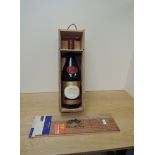 A Jeroboam of Chateau De Pizay 1990 Morgon, 13% vol, 300cl, in wooden box