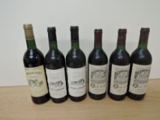 Six Bottles of Red Wine, 1997 Ch.Dulac Bordeaux 12% vol 75cl x3, 1998 Chateau Delieuze Coteaux Du