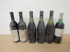 Six bottles of Red Wine, Valpolicella Valpantena Superior 1988, 12% vol, 750ml x2, Baron De