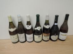 Seven bottles of French Wine, Baron De L 1997, Macon-Villages Bouchard Pere & Fils 1999, Chateau
