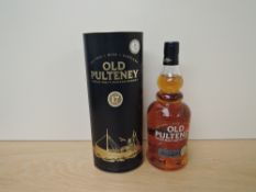 A bottle of Old Pulteney 17 Year Old Single Malt Scotch Whisky, discontinued in 2017, 46% vol, 70cl,
