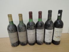 Six bottles of Red Wine, Brocaille Cabernet Sauvignon 1988, 12% vol, 75cl x2, Cordillera Santierre