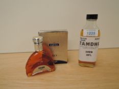A small bottle of Tamdhu Duty Paid Sample Whisky, 10 Year Old, bottled 16/04/13, 40% vol no capacity