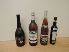 Four bottles of Alcohol, Half Bottle Weltevrede 2001 Cape Muscat 375,l 16.5% vol, Melmor Le Miel