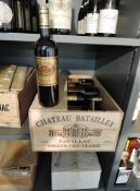 A Twelve Bottle case of 2009 Chateau Batailley Pauillac Grand Cru Classe 13% vol, 750ml, the case