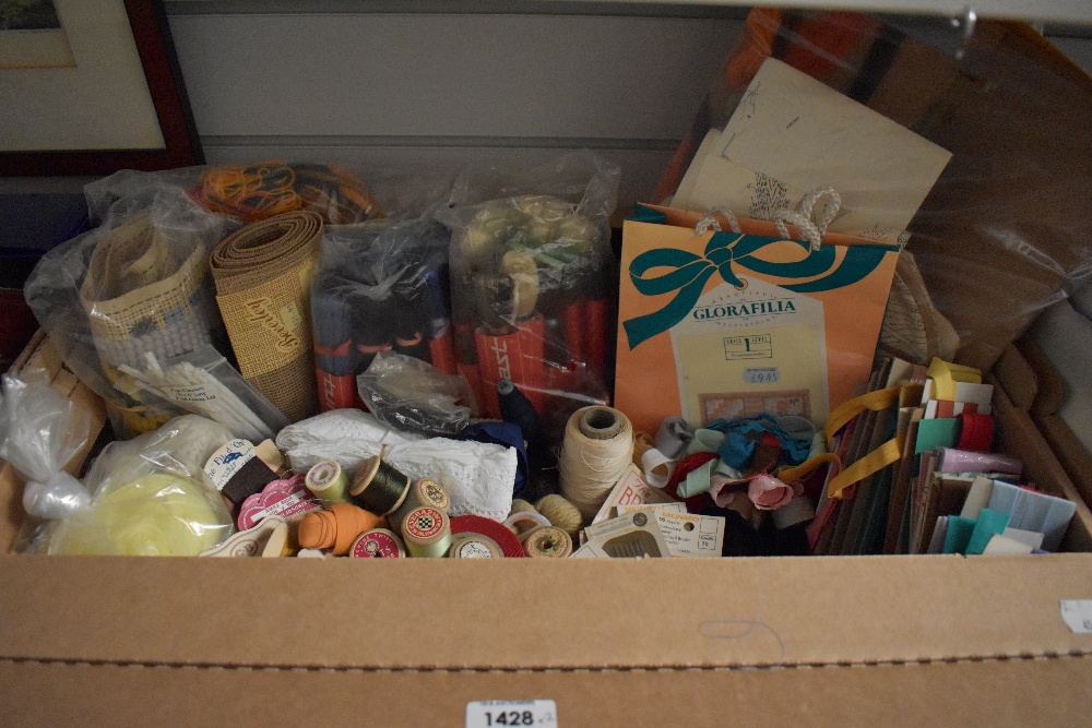 Two cartons of assorted haberdashery items. - Image 3 of 3