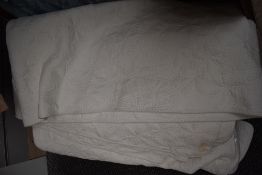 Two Coelima quilted bed throws, some staining to each. Both 290cm x 205cm.