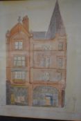 R.R. Shaw (20th Century, British), a watercolour, Regent Road Dental Clinic, signed to the lower
