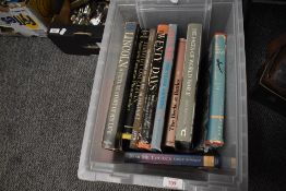 A box of books, including 'Lincoln, A Picture Story Of His Life', 'Civil War, The Years Asunder', '