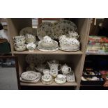 An extensive collection of Wedgwood 'Wild Strawberry' comprising; cups, saucers, plates, bowls,