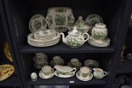 A collection of Masons Ironstone 'Fruit Basket', including tureen, bowls, plates, cups and saucers