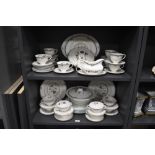 A large collection of Royal Doulton 'Old Colony', including plates, tureens, cup and saucers etc.
