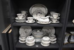 A large collection of Royal Doulton 'Old Colony', including plates, tureens, cup and saucers etc.