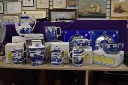 A selection of collectable Ringtons tea replica Maling ware collectables, including jugs and tea