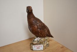 A Royal Doulton 'Famous Grouse Liquor Bottle' bird form decanter, produced for Matthew Gloag & Son