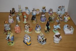 A collection of twenty nine Royal Albert bone china Beatrix Potter figures, produced under licence