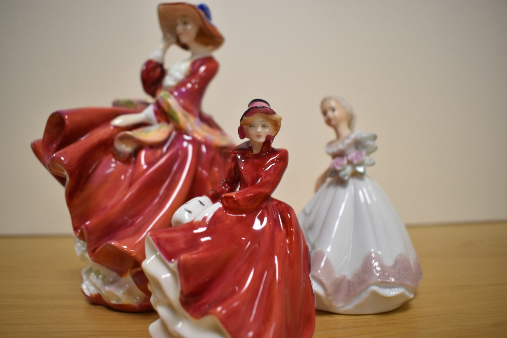 A group of two Royal Doulton bone china figurines, comprising 'Top O' The Hill' HN1834, and 'Emma' - Image 11 of 11