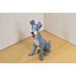 A Wade porcelain Disney's Lady and The Tramp 'Blow-Up' figure of Tramp