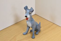 A Wade porcelain Disney's Lady and The Tramp 'Blow-Up' figure of Tramp