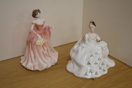 Two Royal Doulton bone china figurines, comprising 'My Love' HN2339 and 'Ruth' HN4099, sold